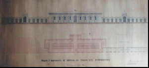 Casella di testo:  Fig.4 Filippo Volpini, Progetto di ampliamento del primo recinto, AMP